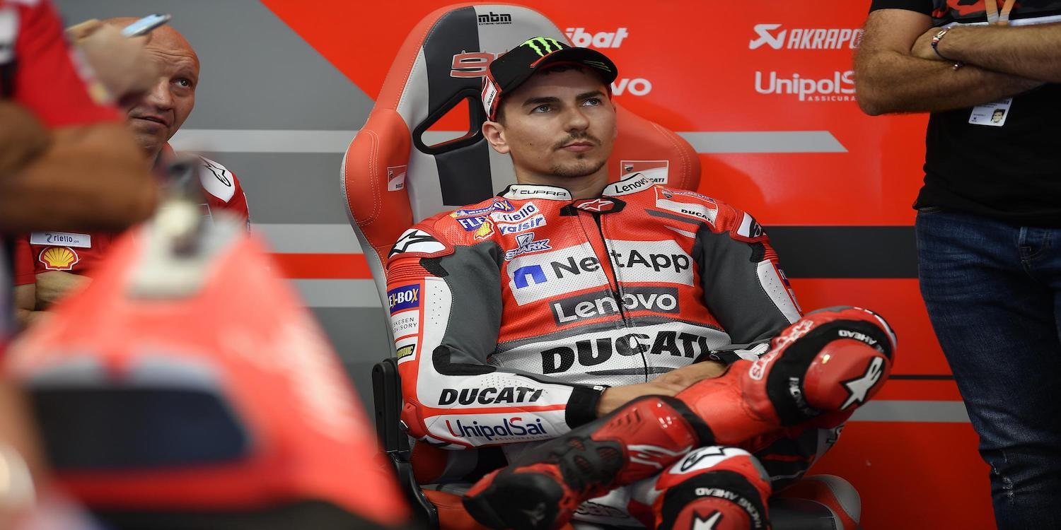 Jorge Lorenzo: "Ducati demuestra su deportividad dejándome probar la Honda"
