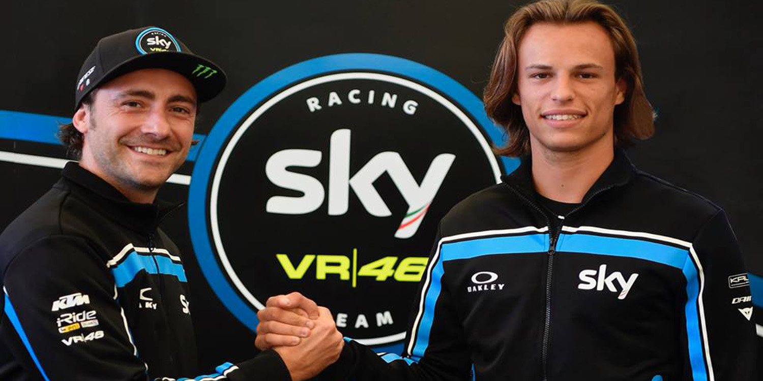 El Sky Racing Team VR46 confirma a sus pilotos para 2019