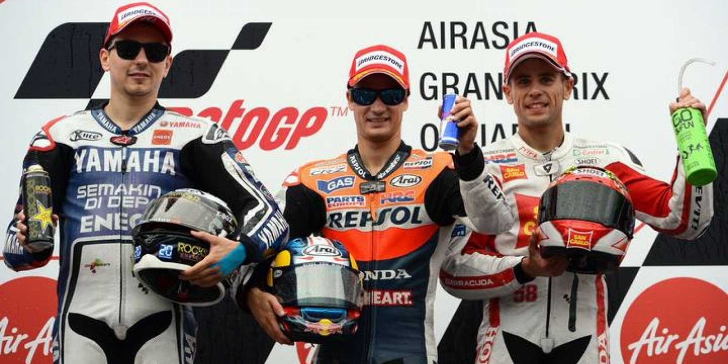 Triplete histórico español en MotoGP