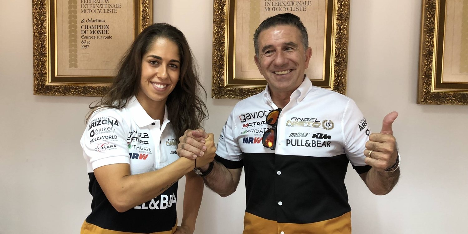 María Herrera firma con Aspar para competir en MotoE