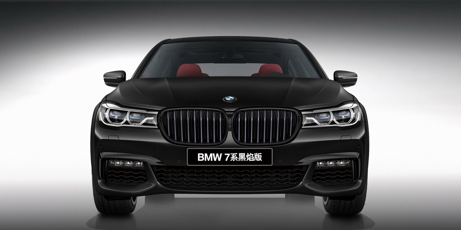BMW lanzó la Serie 7 Black Fire Edition