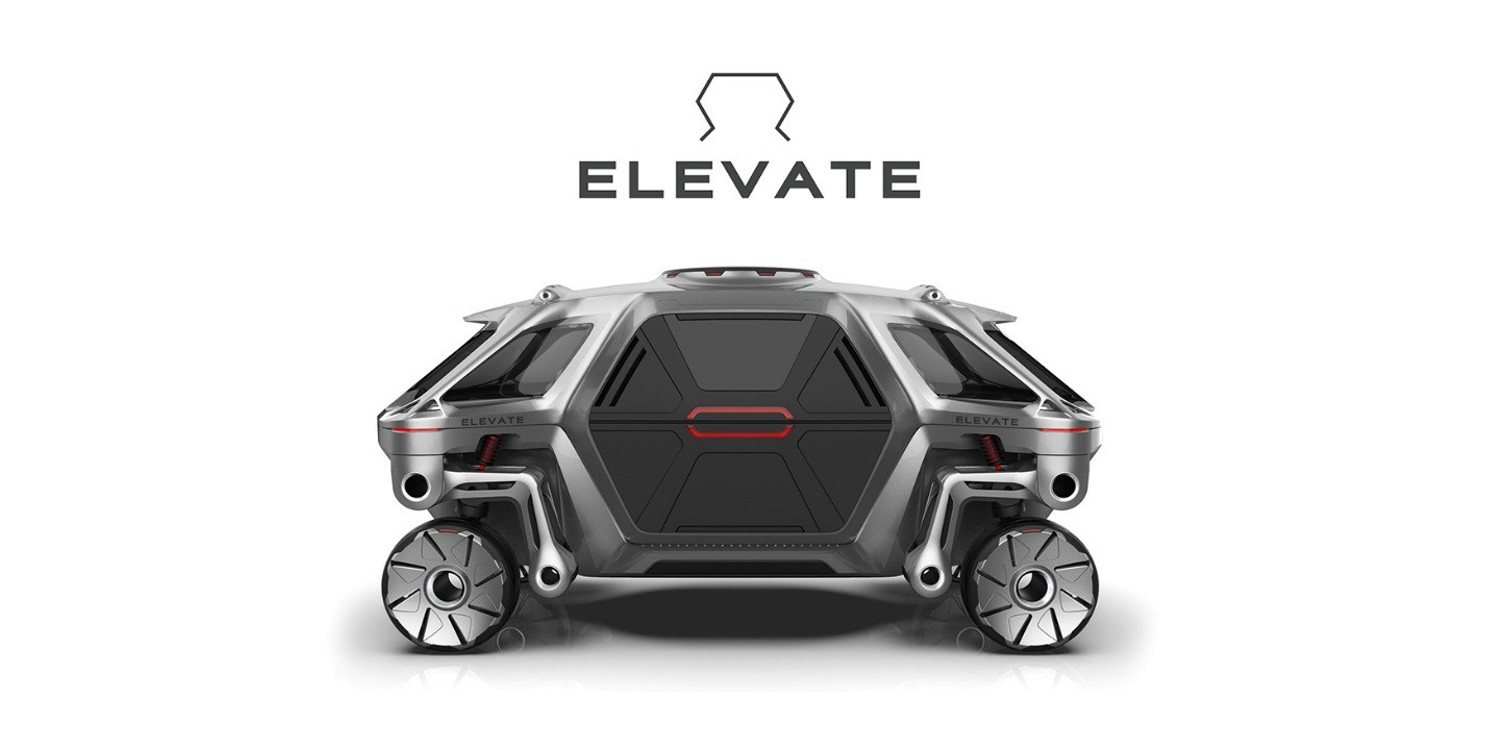 El Hyundai Elevate Concept, un vehículo que camina