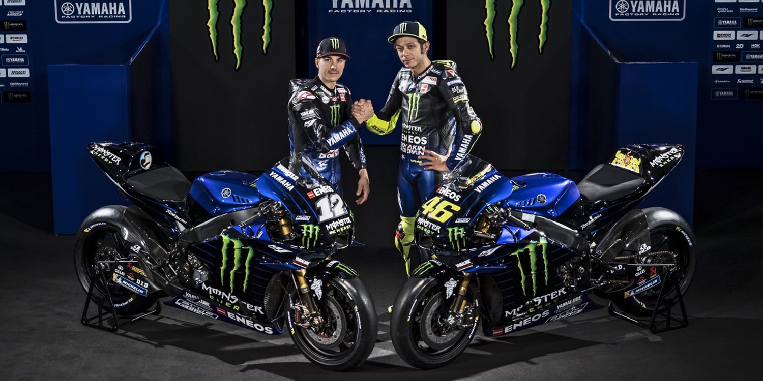 Monster Energy Yamaha MotoGP se presenta en sociedad con una decoración renovada