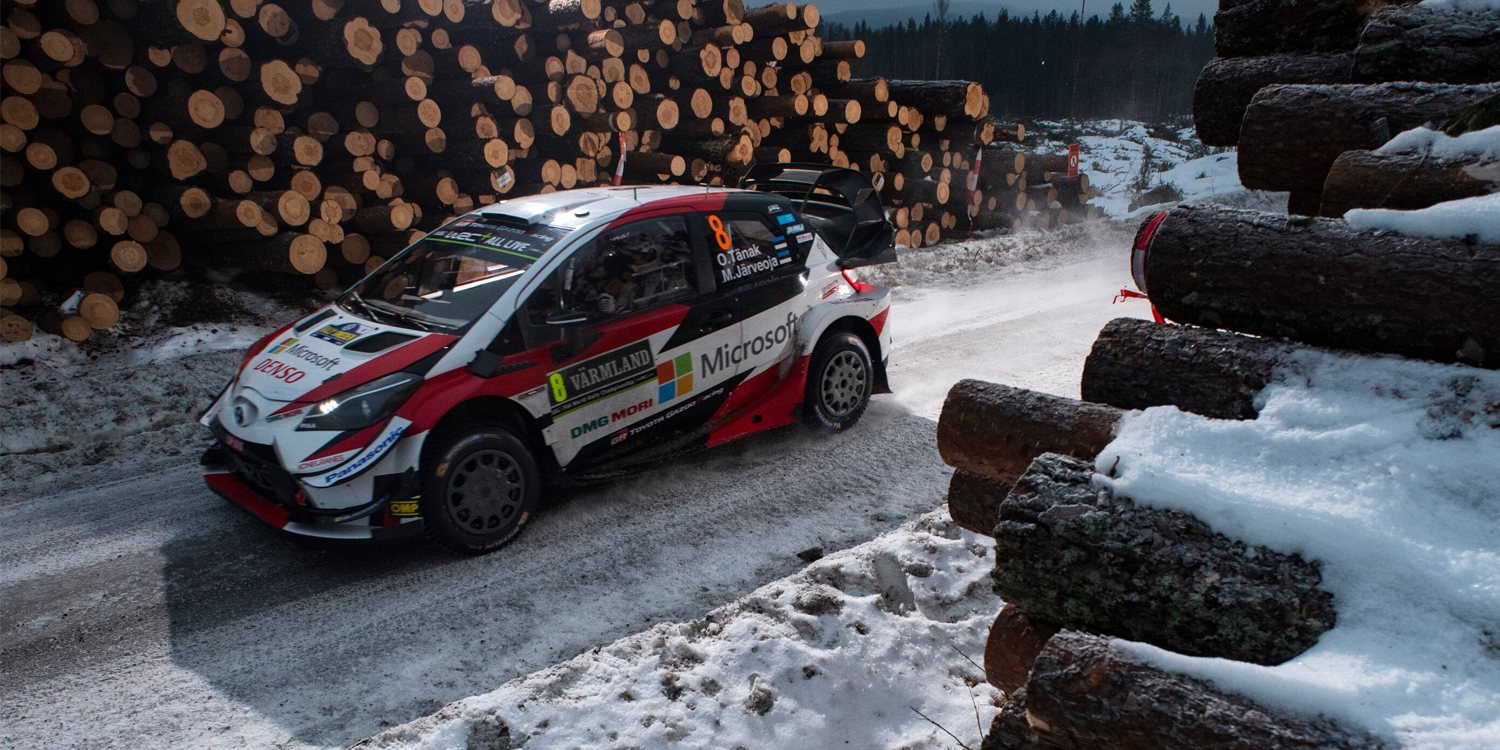 Un brillante Ott Tänak y su Toyota se llevan el triunfo en el Rally de Suecia