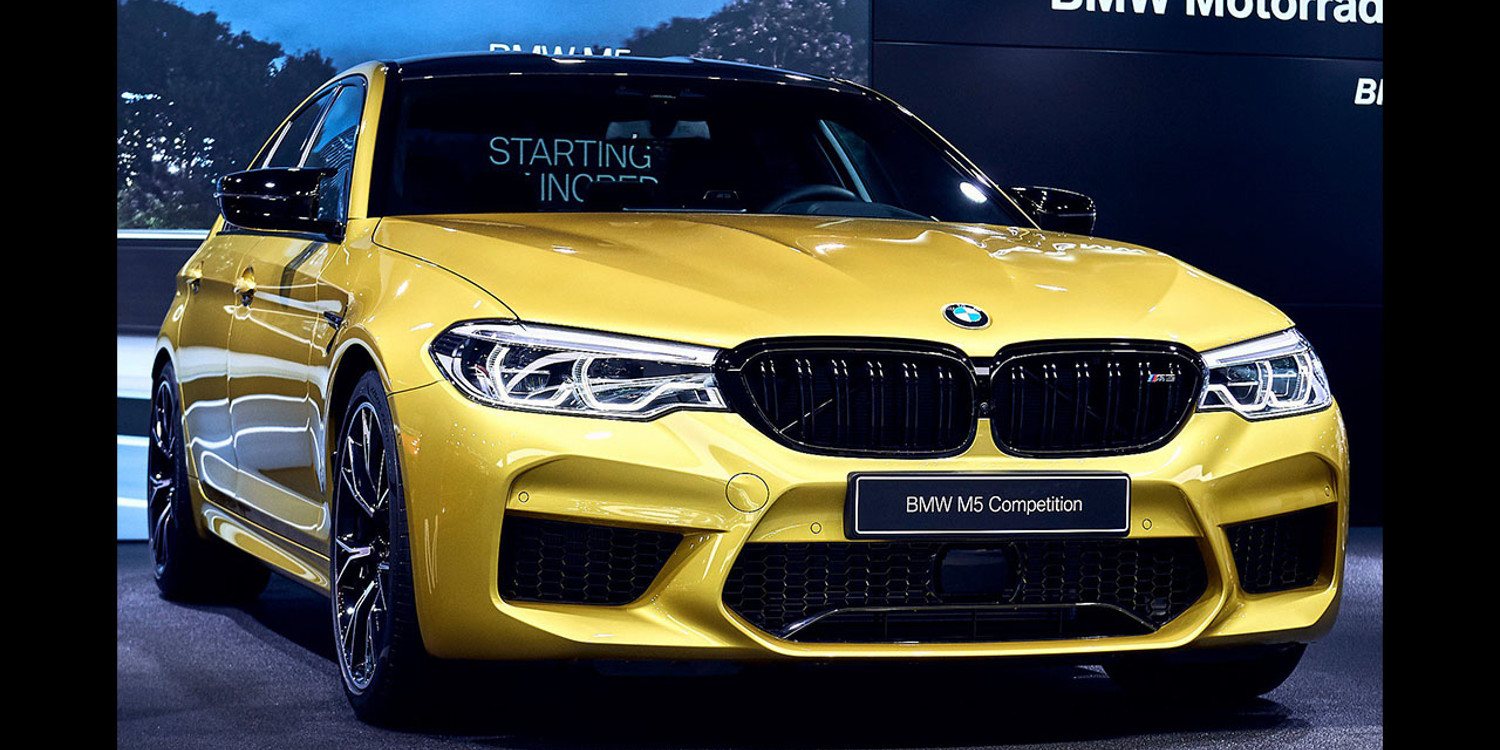 BMW M5 Competition Austin Yellow Metallic