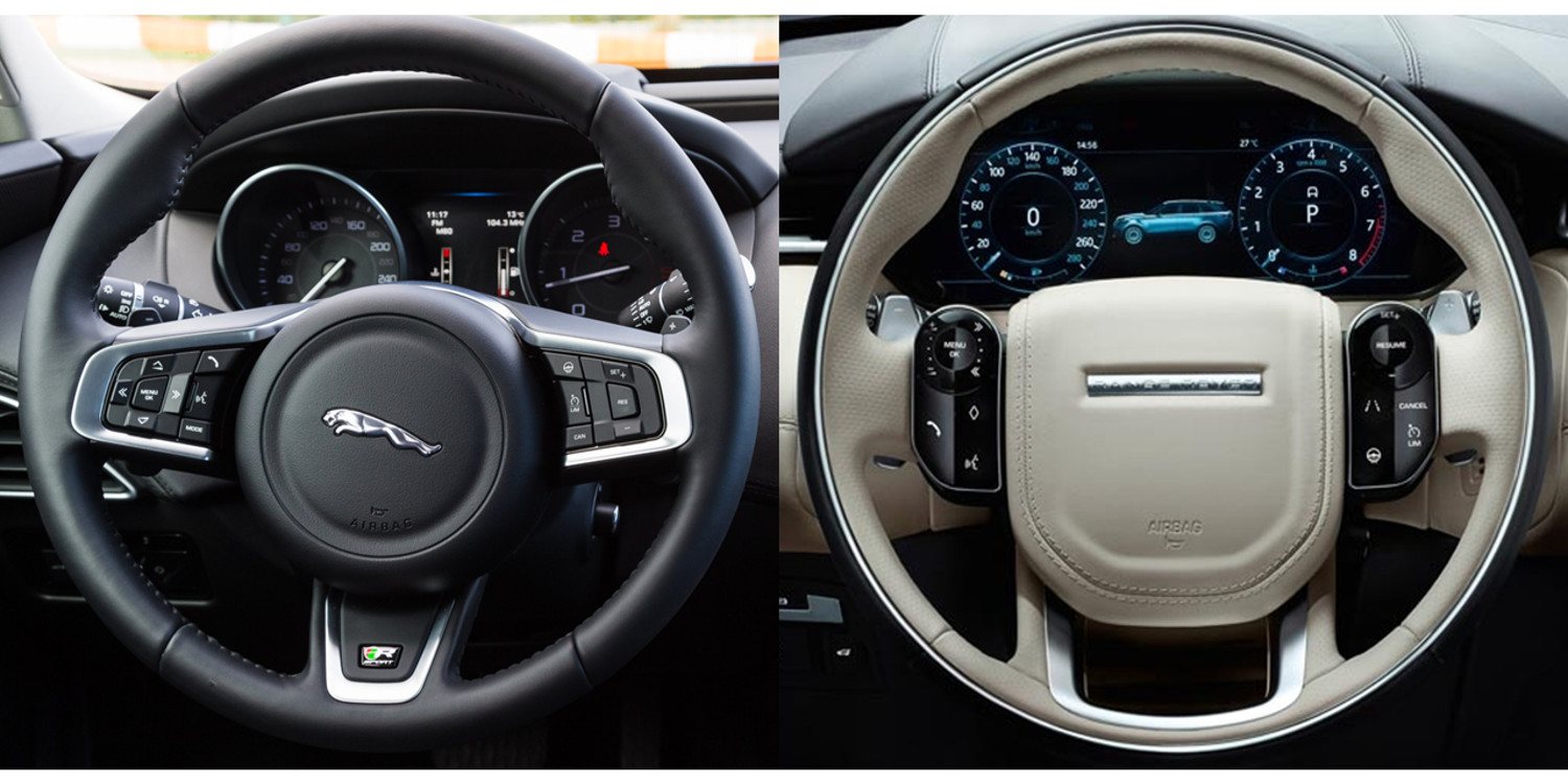 Nuevo volante sensorial de Jaguar Land Rover