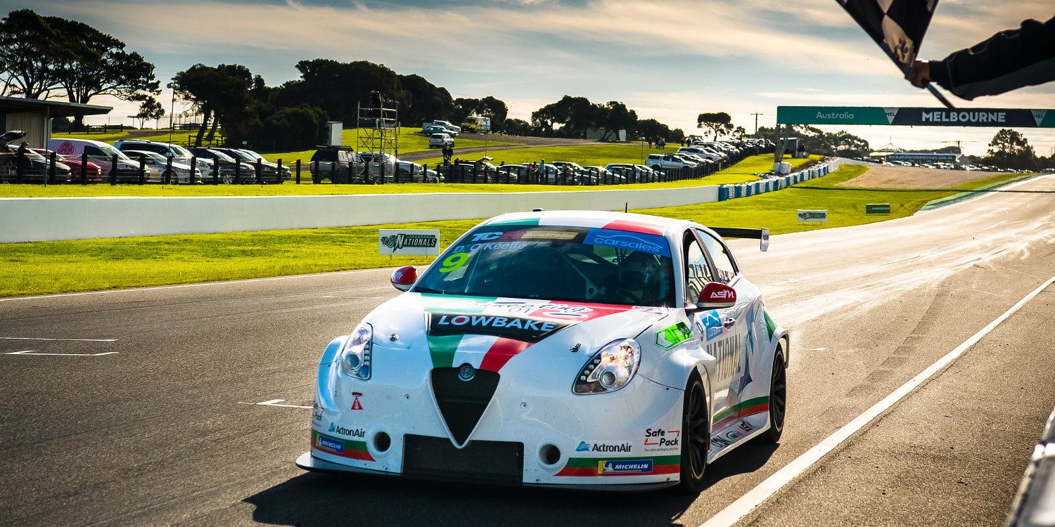 Comodidad para el Alfa Romeo en Phillip Island