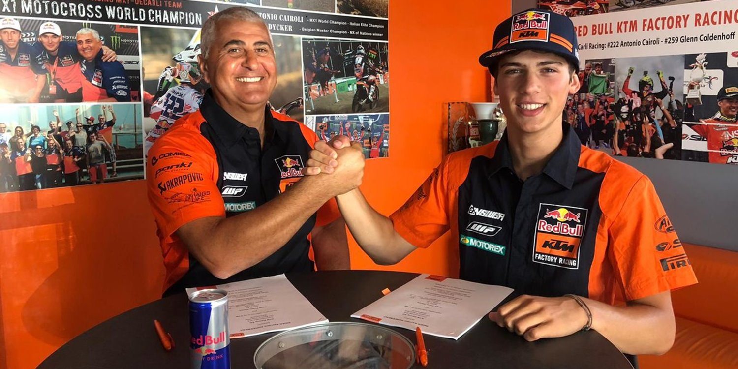 Jorge Prado amplía contrato con KTM y forja su camino a MXGP