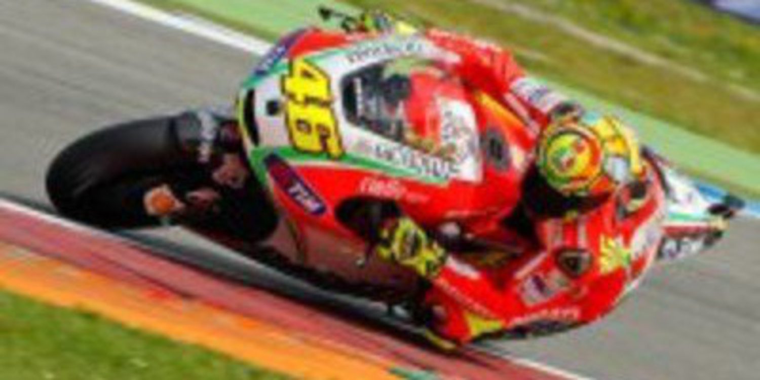 Valentino Rossi será el único piloto Ducati en Brno
