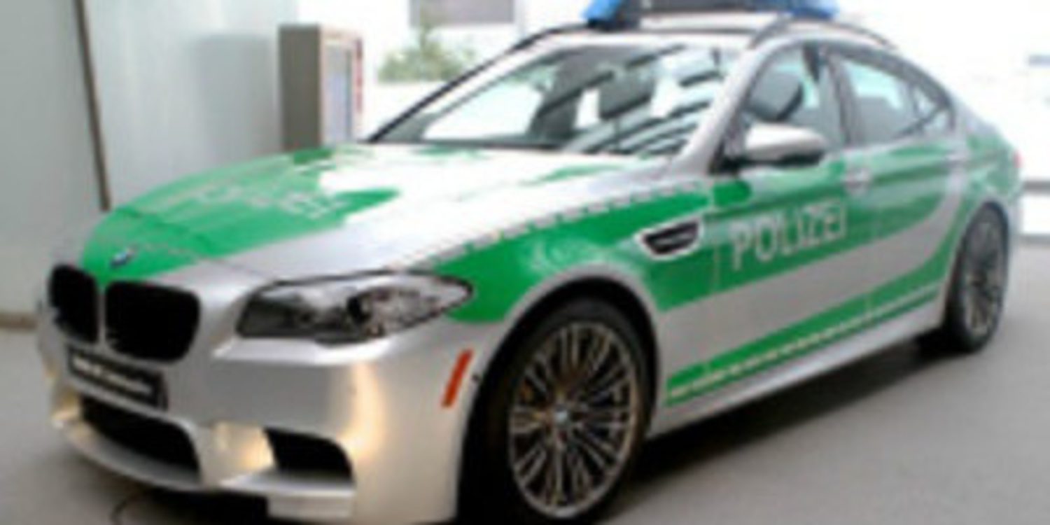 El BMW M5 con el que la policía alemana patrullará las autobahn