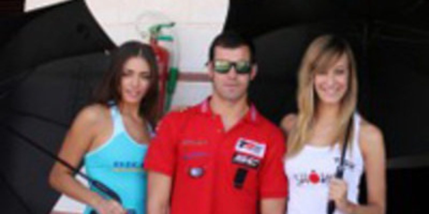 Dani Rivas con la Kalex de TSR Motorsport en Cheste