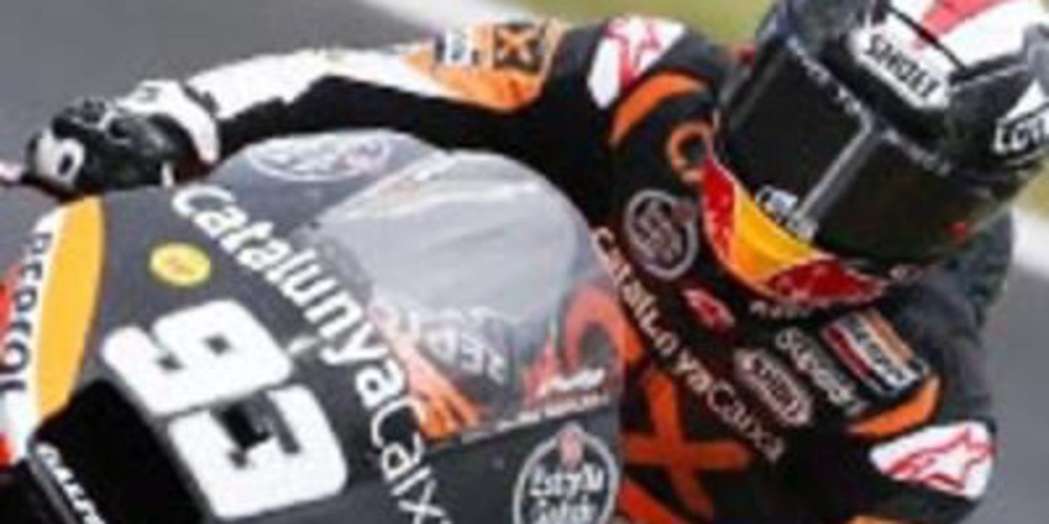 Marc Márquez se impone en los FP2 de Moto2 en Cheste con polémica