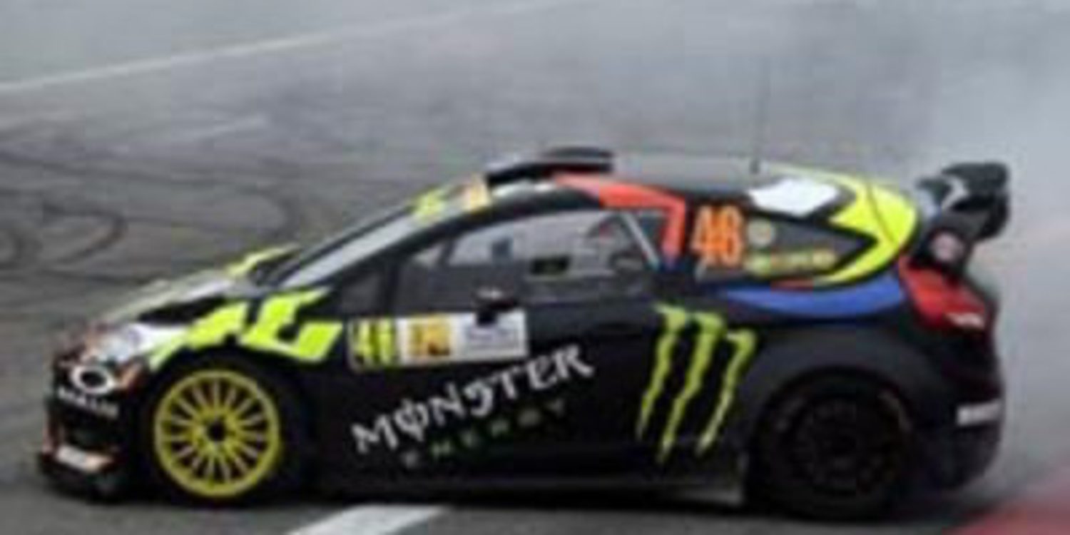 Valentino Rossi gana su tercer Monza Rally Show