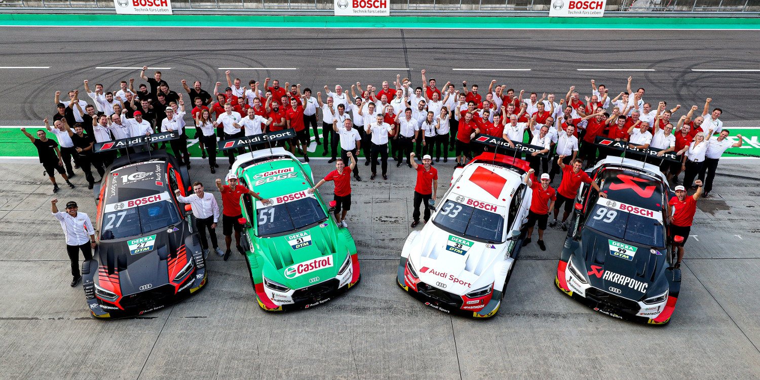 Audi Sport, se convierte en campeón de fabricantes del DTM