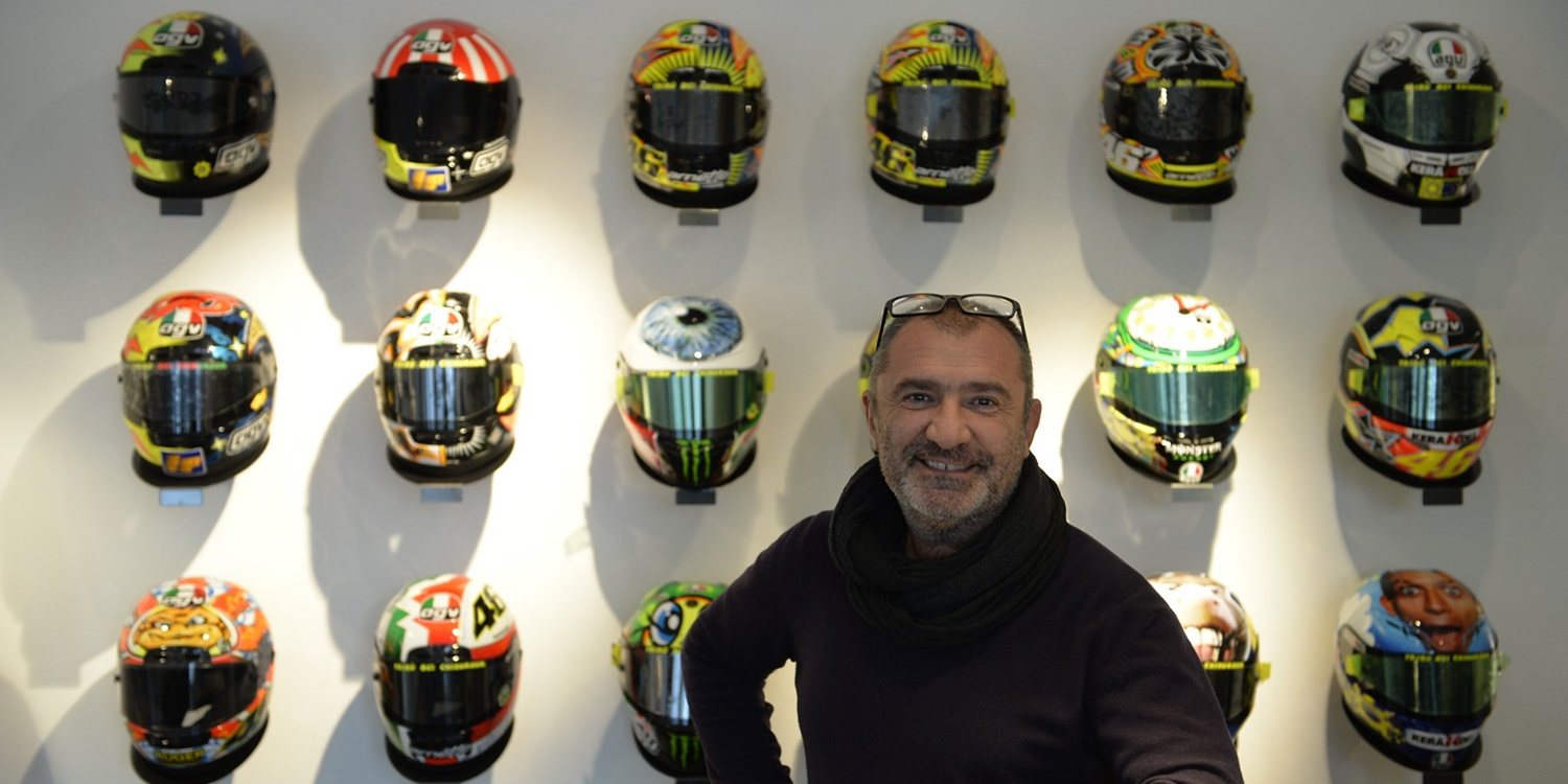 Aldo Drudi: "Tarde o temprano habrá que pensar un casco para la despedida de Rossi"