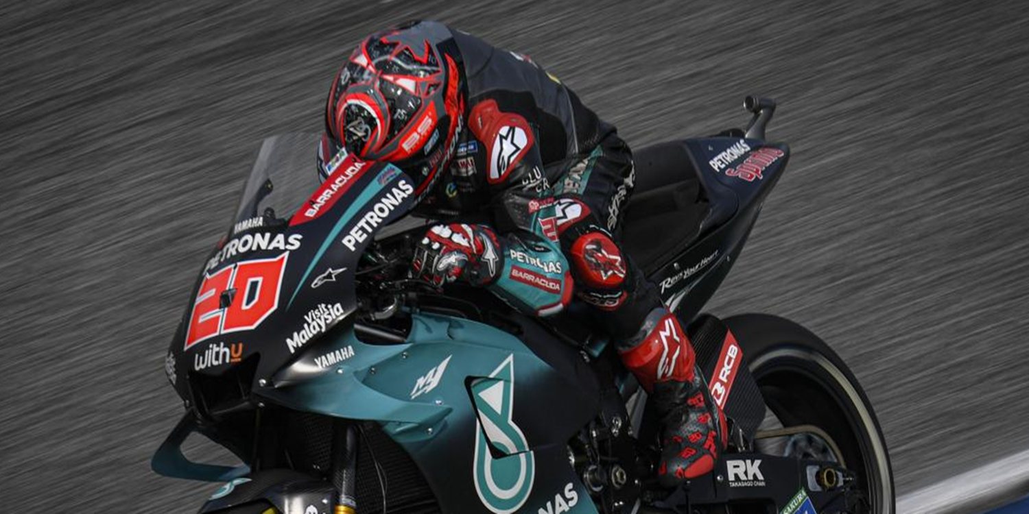 Fabio Quartararo comanda los libres de MotoGP