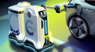 Conoce el robot autónomo que carga los coches eléctricos