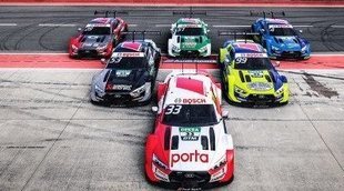 Audi Sport preparado para la primera carrera del DTM en Spa