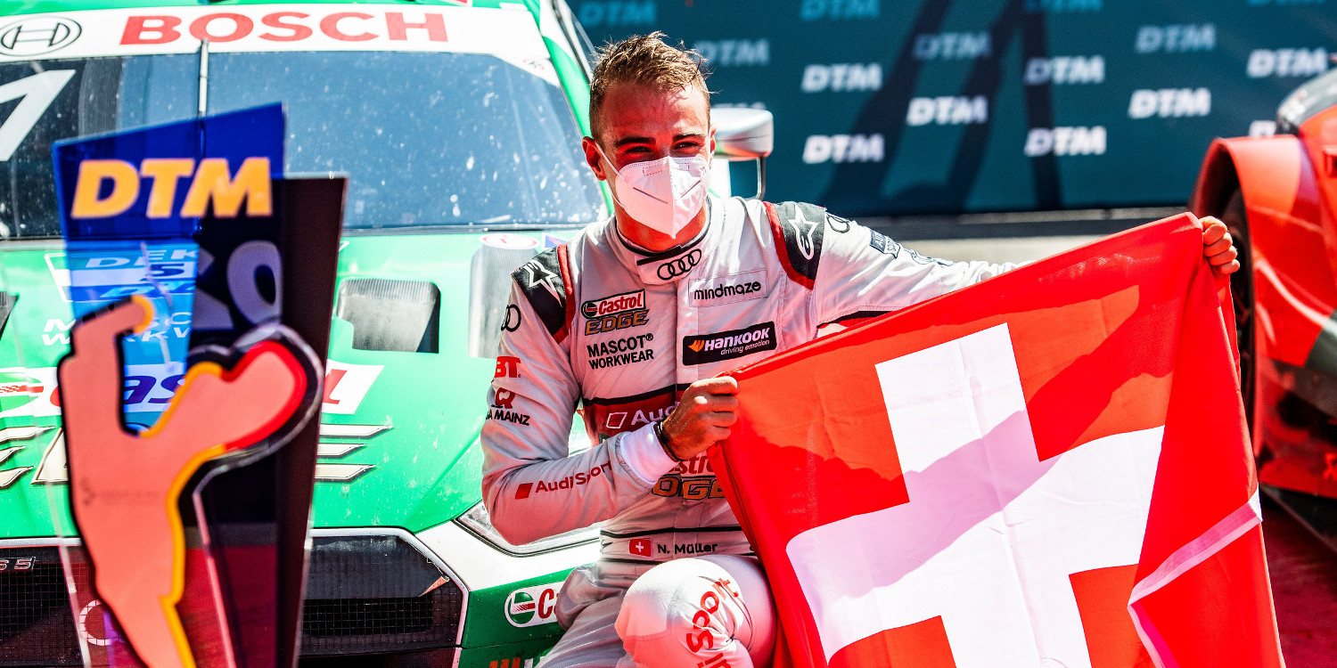 Nico Müller gana la primera carrera del DTM 2020
