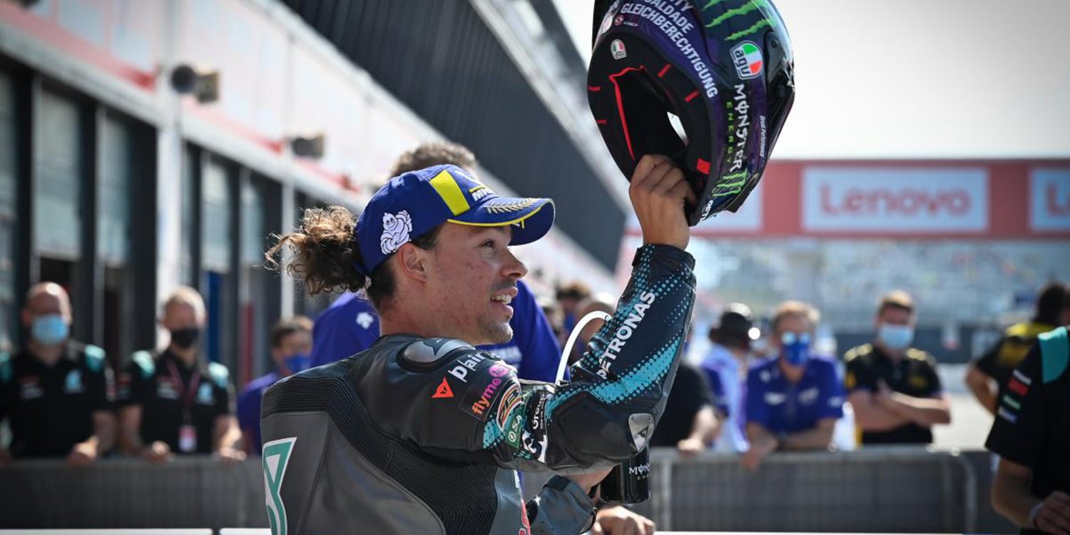 Morbidelli se sube a lo más alto del podio de MotoGP