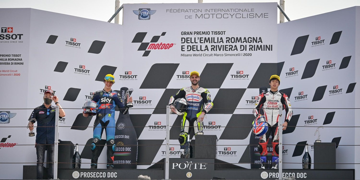Romano Fenati gana el Gran Premio de la Emilia-Romaña de Moto3