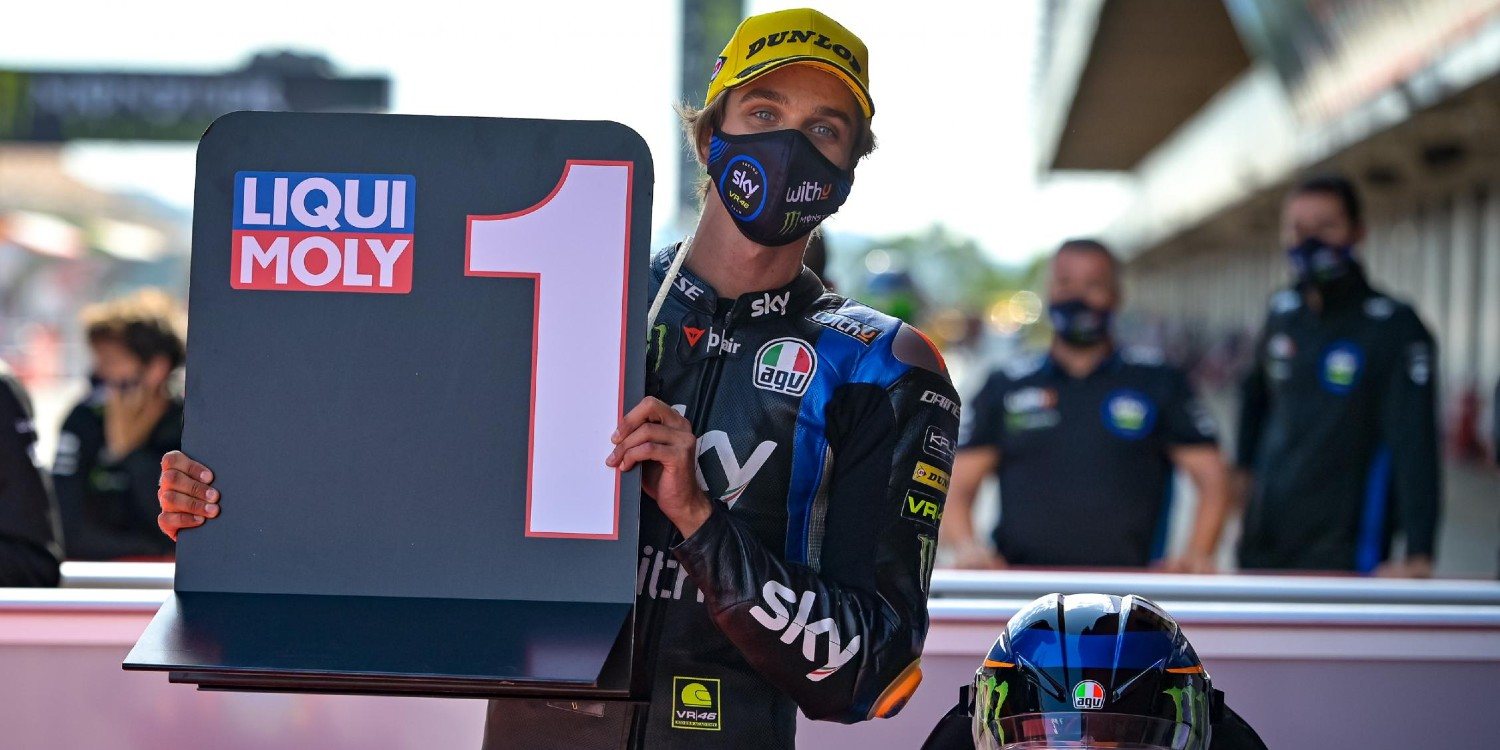 Luca Marini consigue su tercera pole consecutiva en Catalunya
