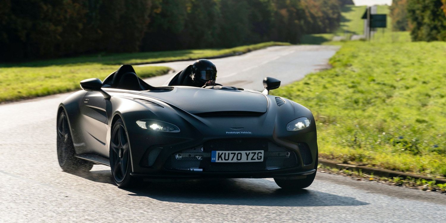 Aston Martin mostró el nuevo V12 Speedster