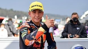 Raúl Fernández logra su primera victoria en Moto3
