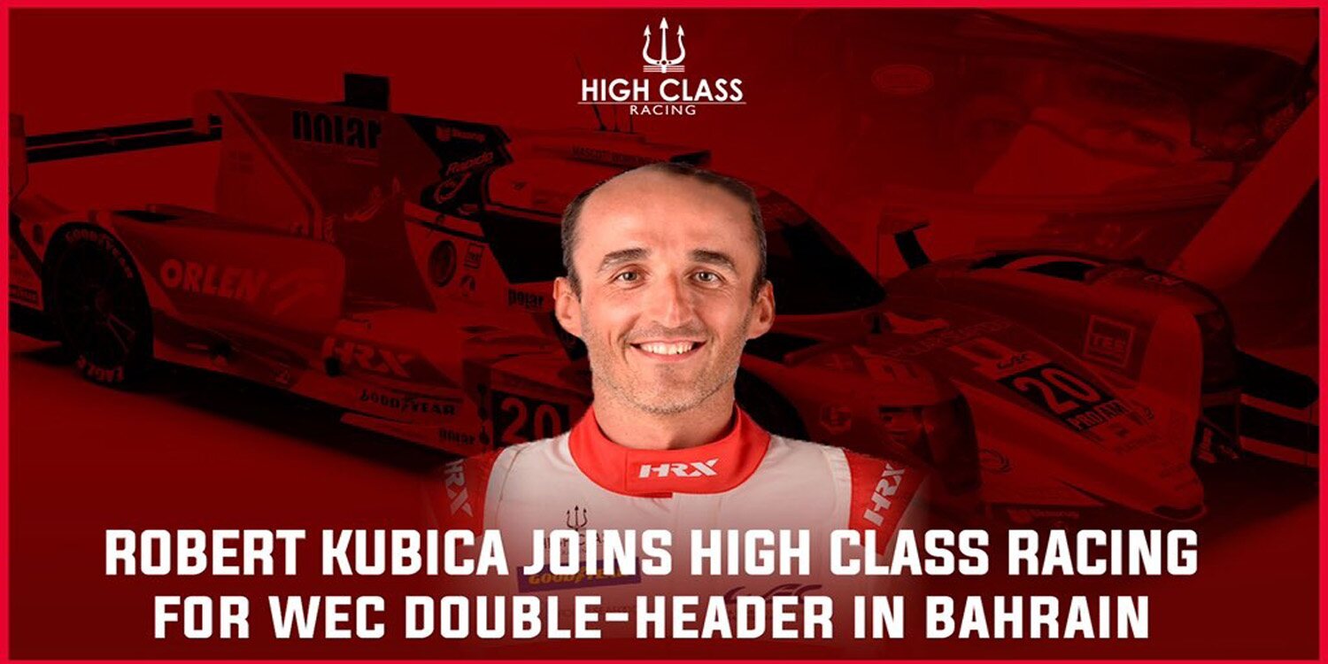 Robert Kubica la principal novedad en la Entry List de la doble cita de Bahréin