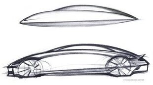 Hyundai da a conocer el futuro eléctrico con el boceto del Ioniq 6