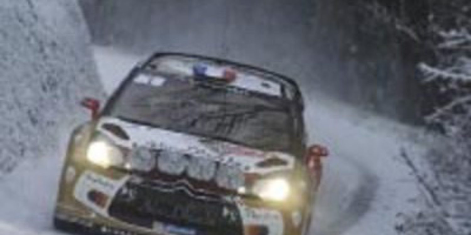 Thierry Neuville comanda el shakedown del Rally de Monte-Carlo 2013