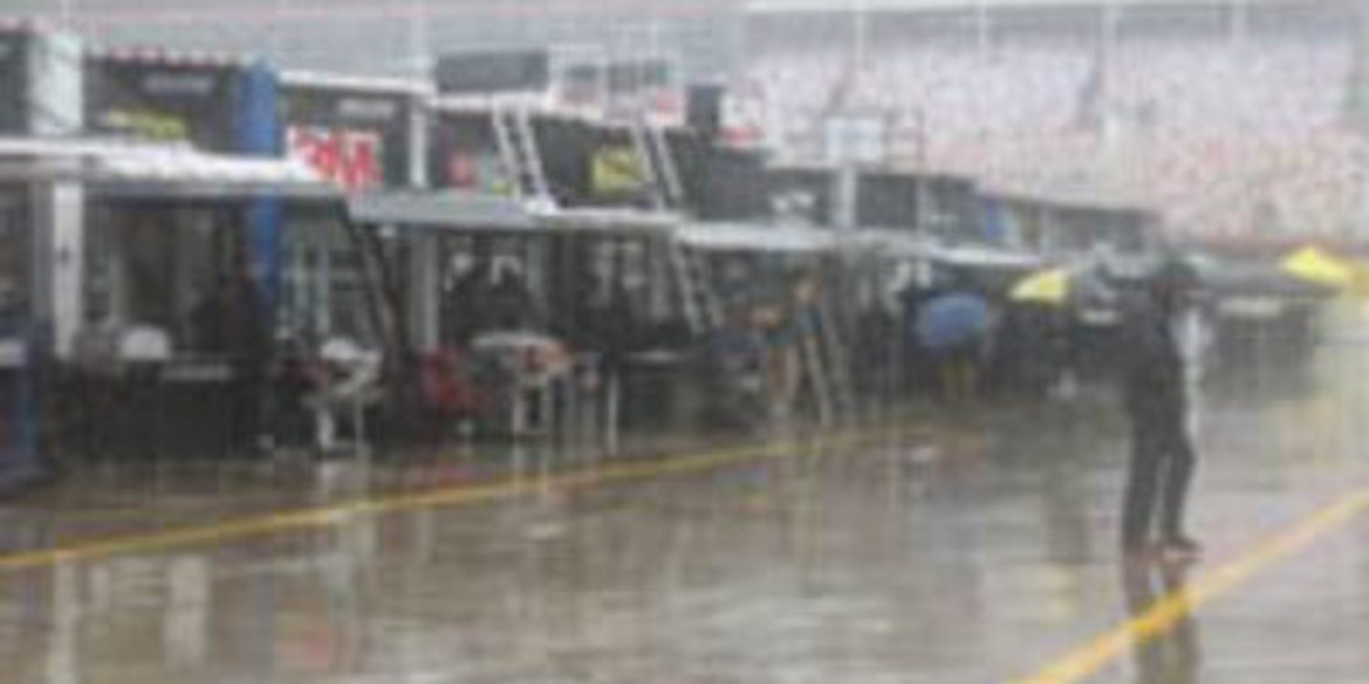 Los test de la Gen6 de Nascar Sprint Cup comienzan con intensas lluvias