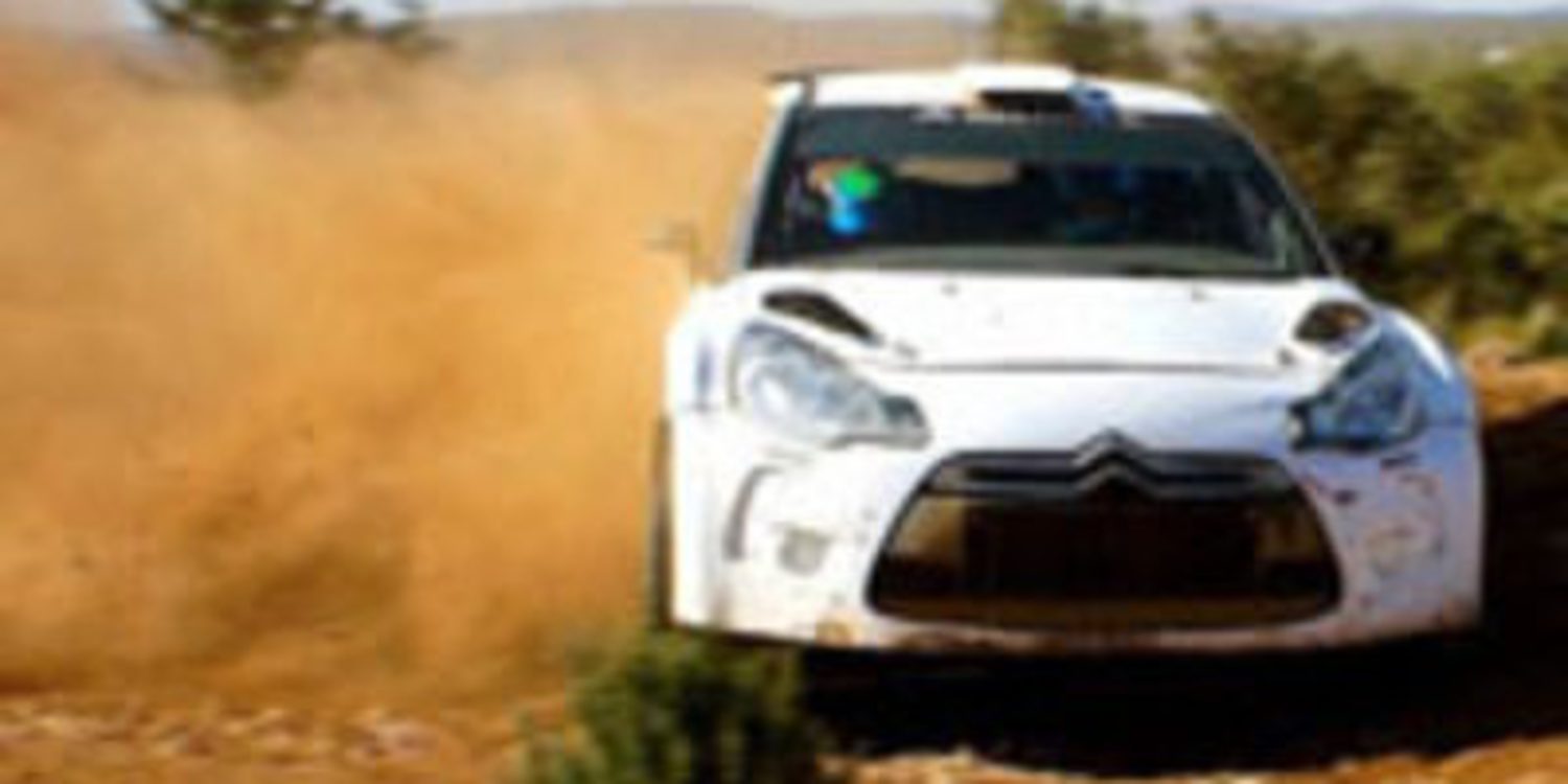 Test de Benito Guerra con el Citroën DS3 WRC