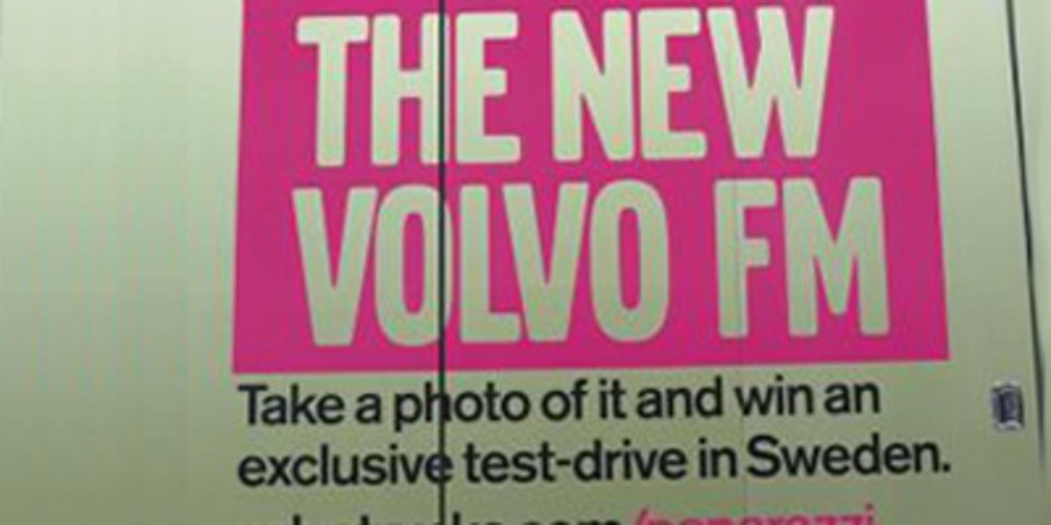 Curiosa promoción del Volvo FM