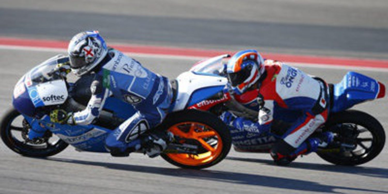 Alex Rins muestra poder en los FP3 de Moto3 en Texas