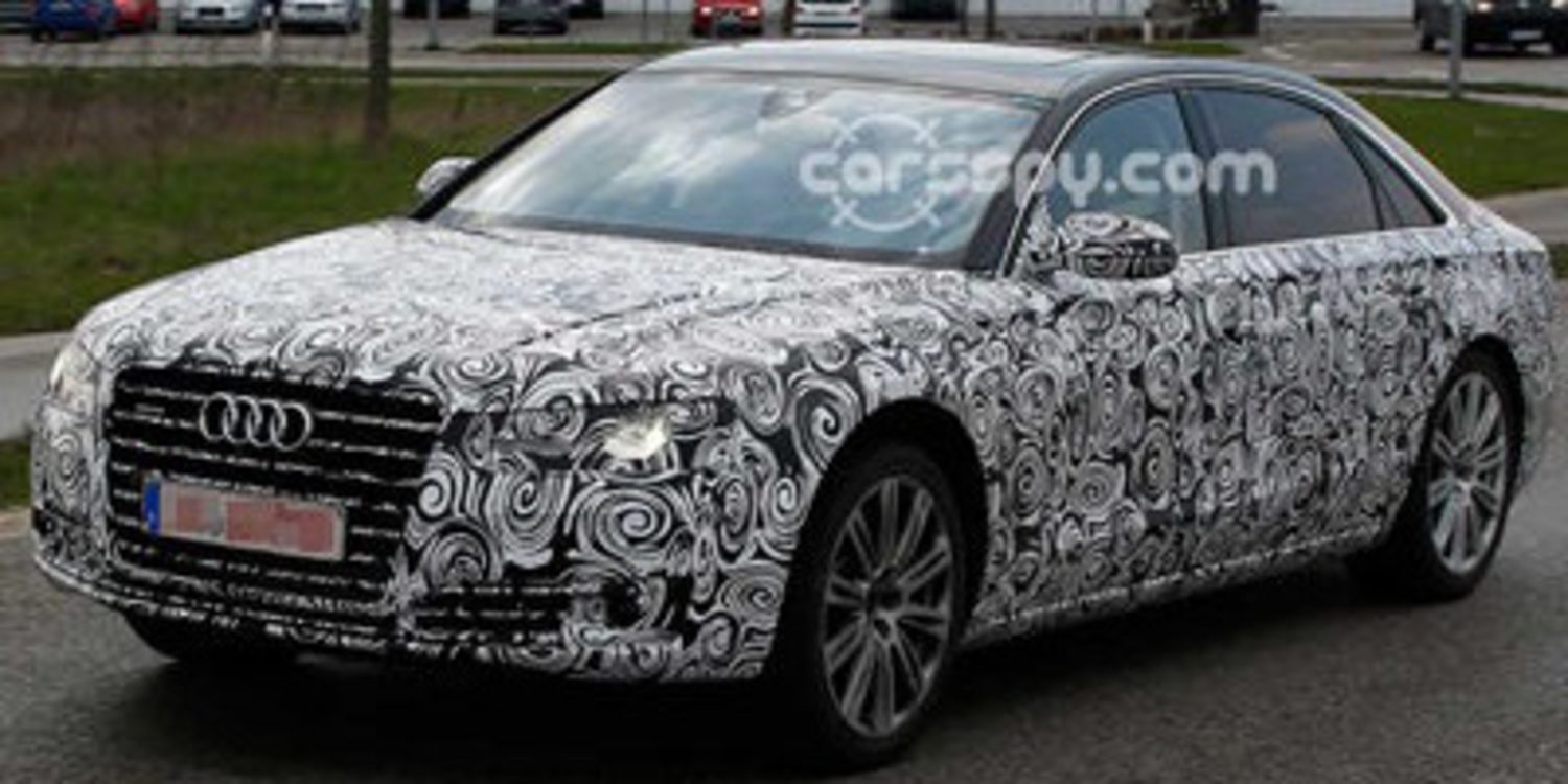 Audi prepara el restyling del A8