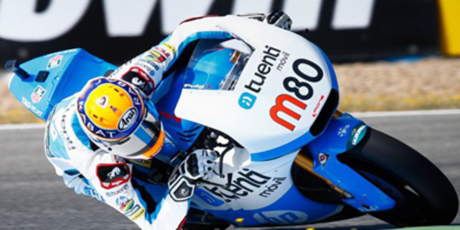 Tito Rabat se estrena en Moto2 tras fugarse en Jerez