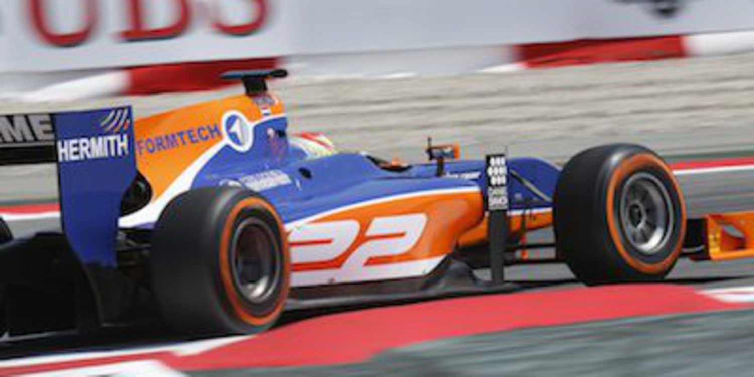 Robin Frijns sorprende y logra su primera victoria de GP2 en Barcelona