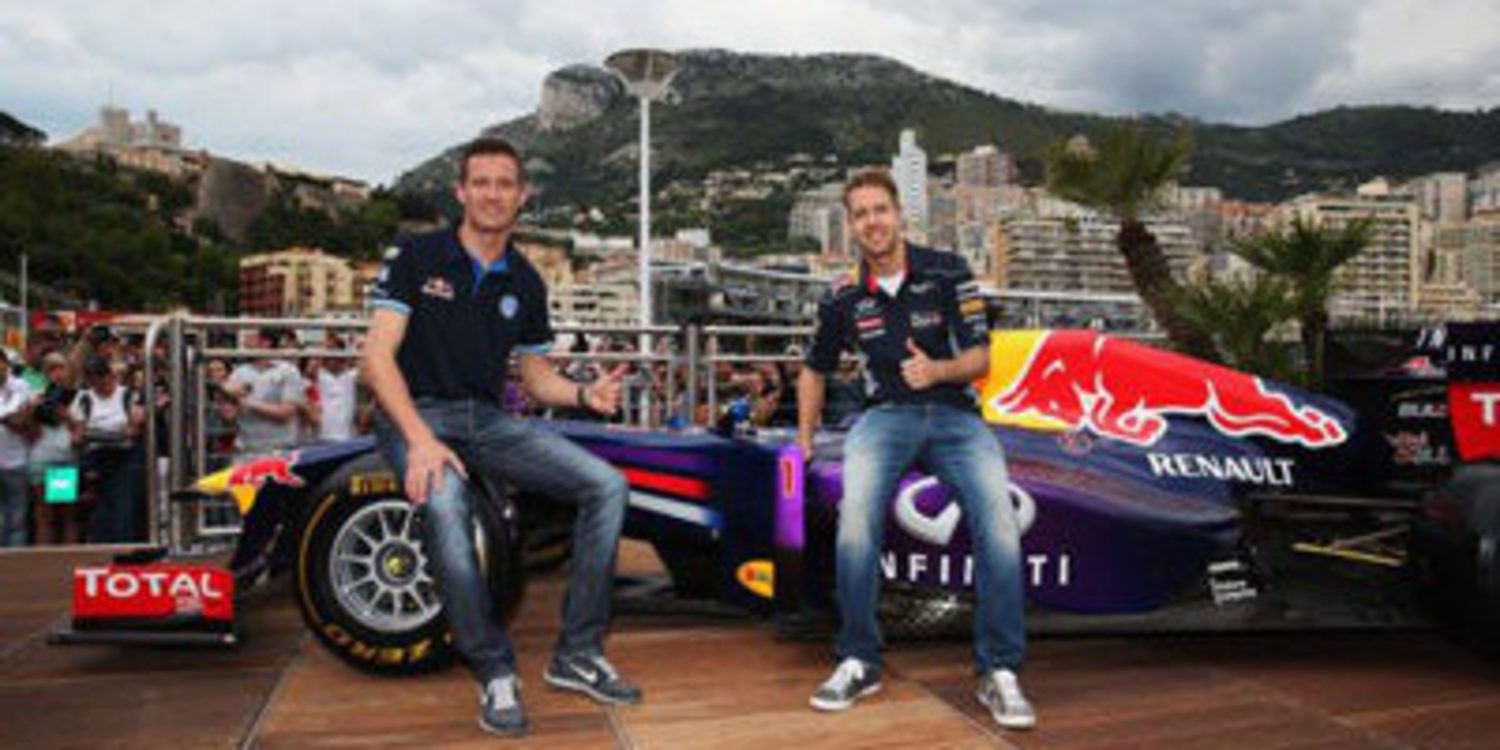 Sebastien Ogier y Sebastien Vettel, cambio de cromos