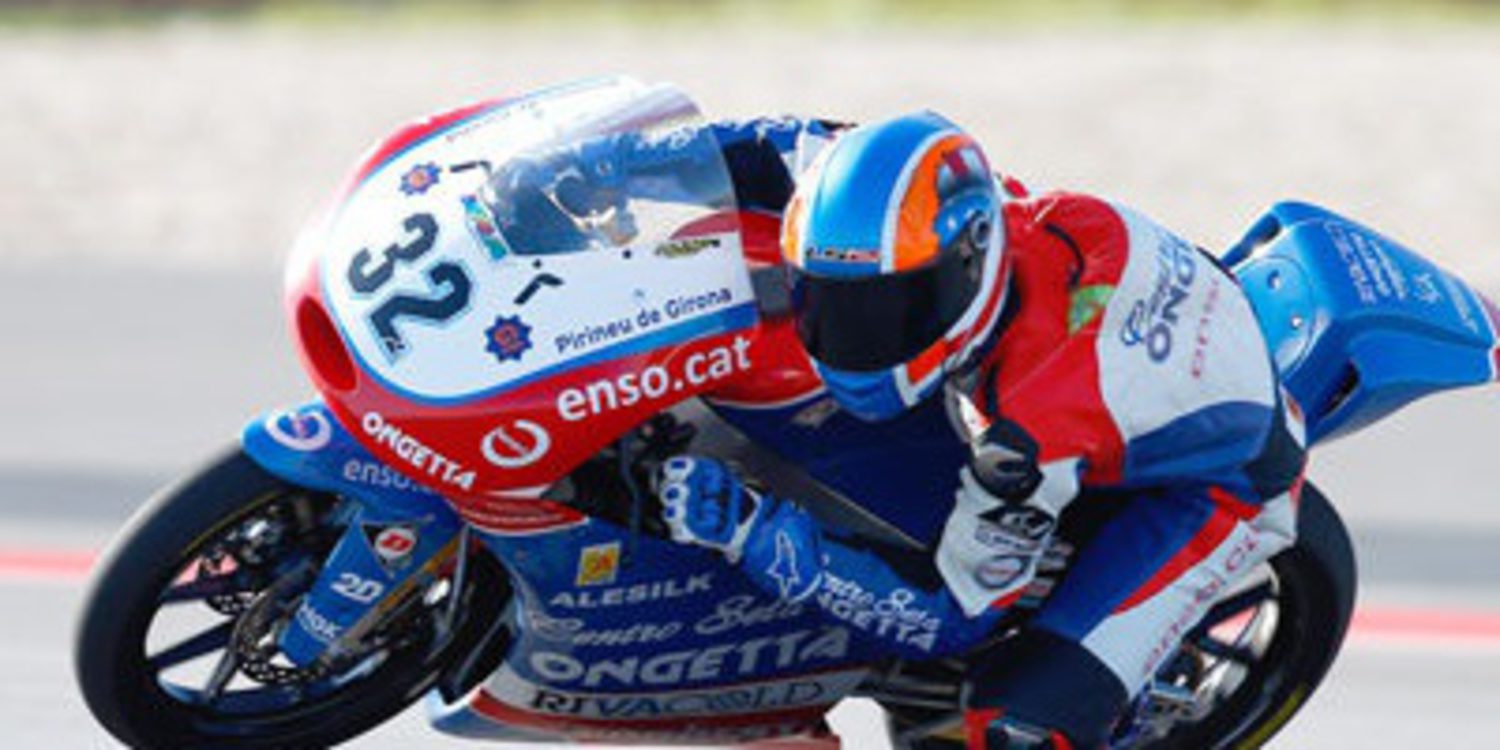 Isaac Viñales, sorpresa en los FP2 de Moto3 en Catalunya