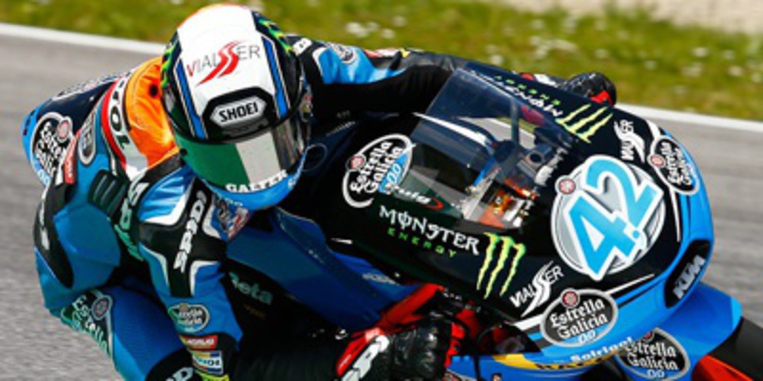 Alex Rins lidera con ritmo los FP3 Moto3 de Montmeló