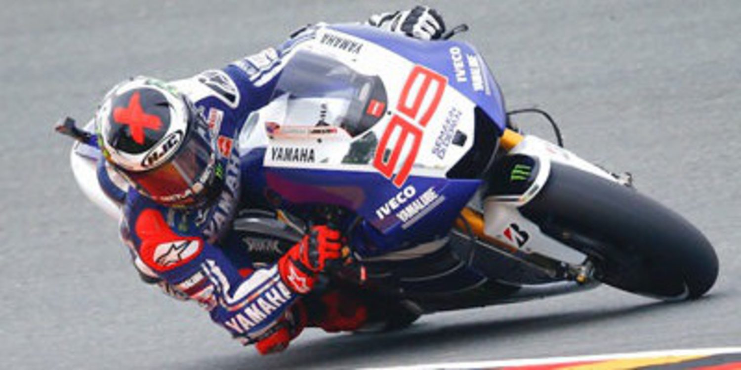 Jorge Lorenzo manda en los FP1 MotoGP de Sachsenring