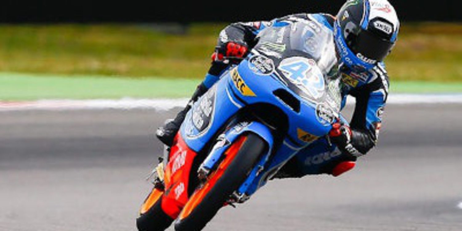 Alex Rins cierra el viernes de Moto3 en Sachsering arriba