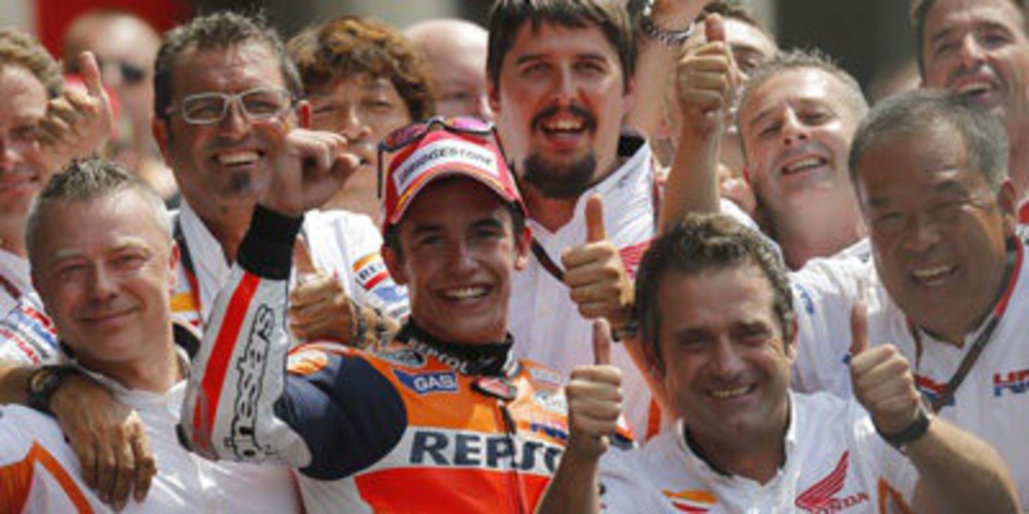 Marc Márquez y Dani Pedrosa quieren vencer en Brno