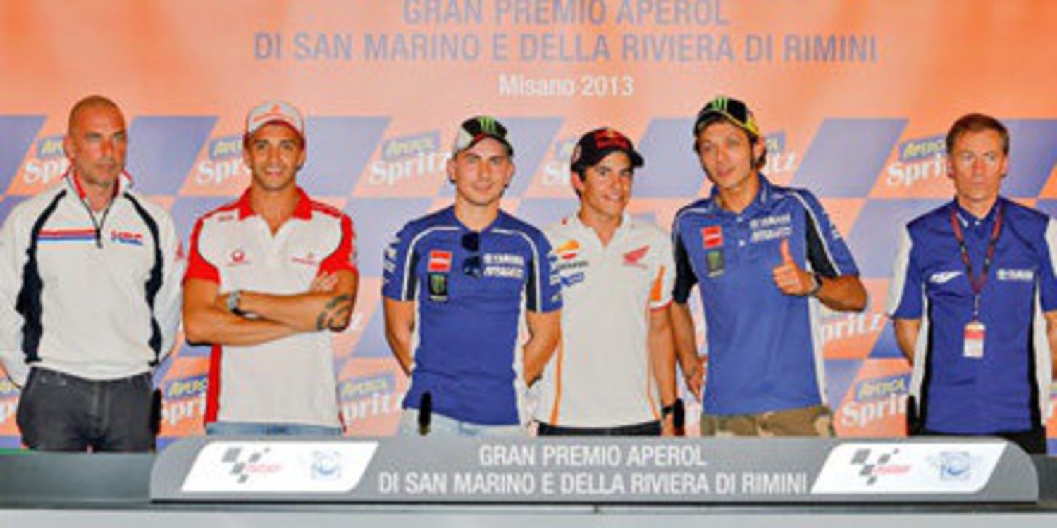 Rueda de prensa oficial GP San Marino 2013 de MotoGP