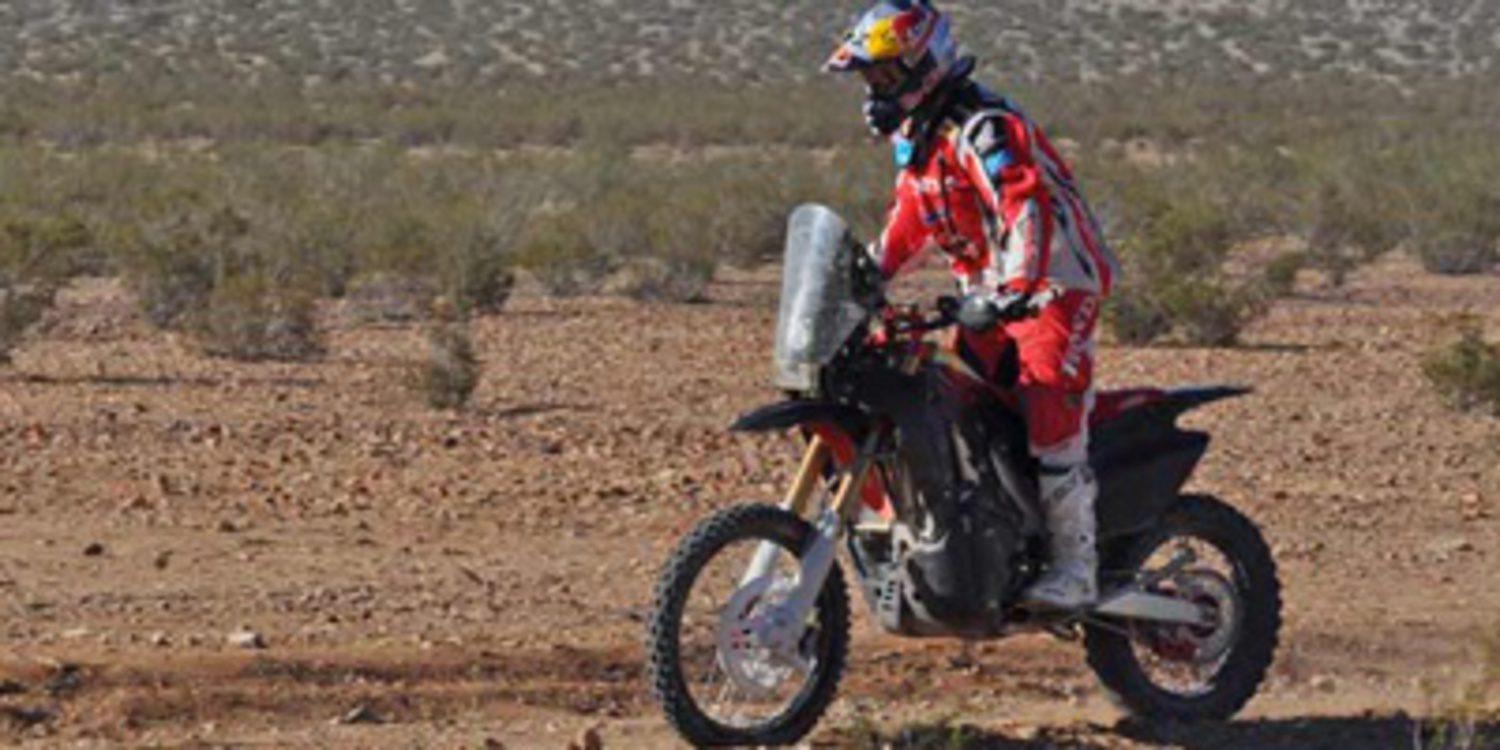Honda empieza a preparar el Dakar 2014 en California