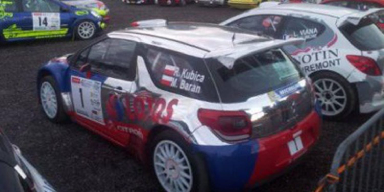 Robert Kubica se entrena ganando en el Rally Vosgien