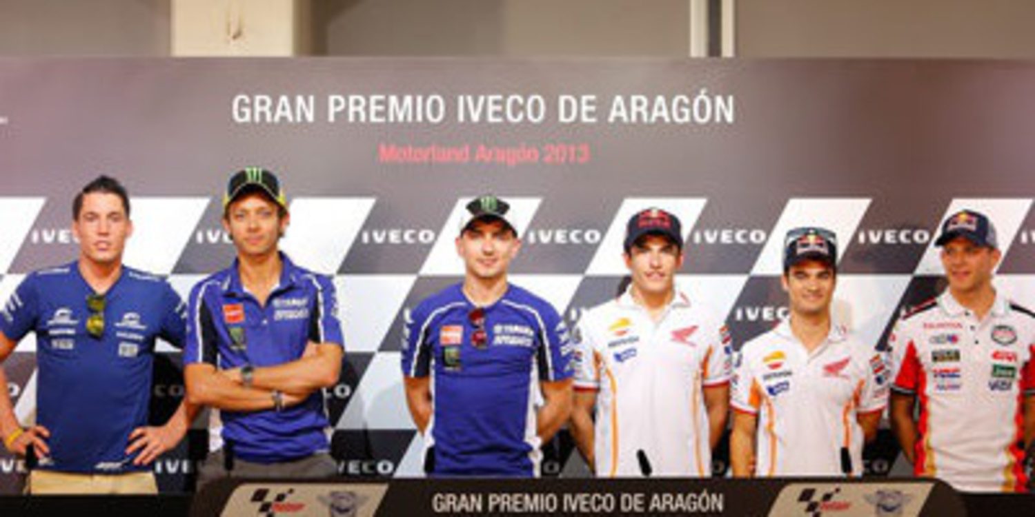Rueda de prensa oficial GP Aragón 2013 de MotoGP