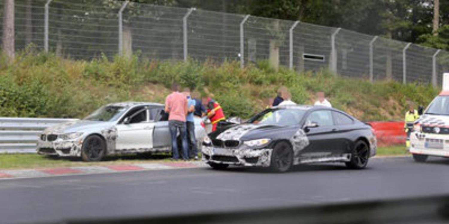 Un probador de BMW estrella un M3 2014 en Nürburgring