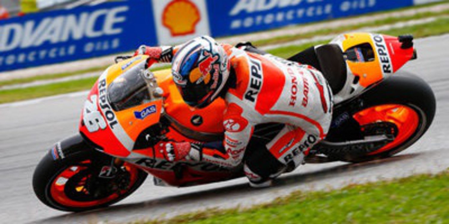 Dani Pedrosa gana el GP de Malasia de MotoGP a la fuga
